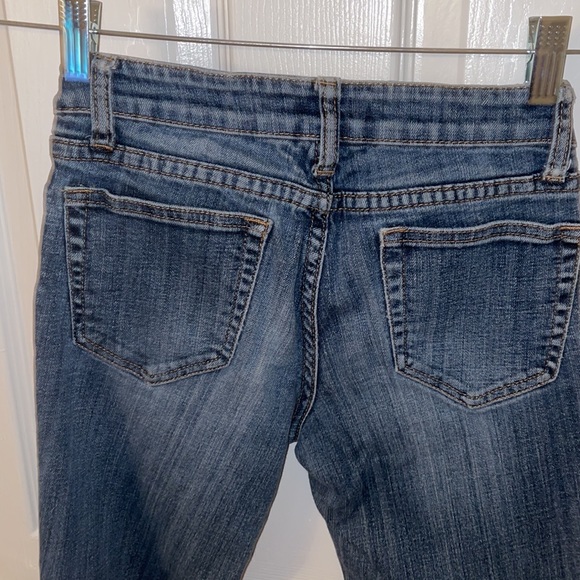 Denim Jeans size 24 straight leg low rise - Picture 2 of 6